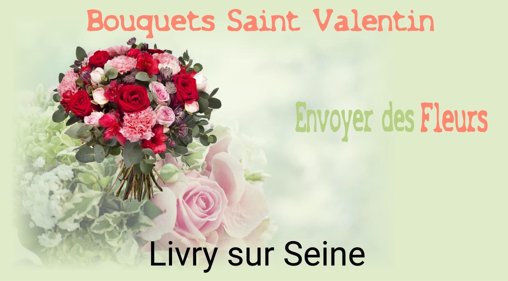 Roses de Saint-Valentin livrées à Livry-sur-Seine